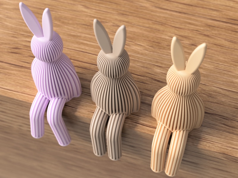 Shelf Bunny Figurines